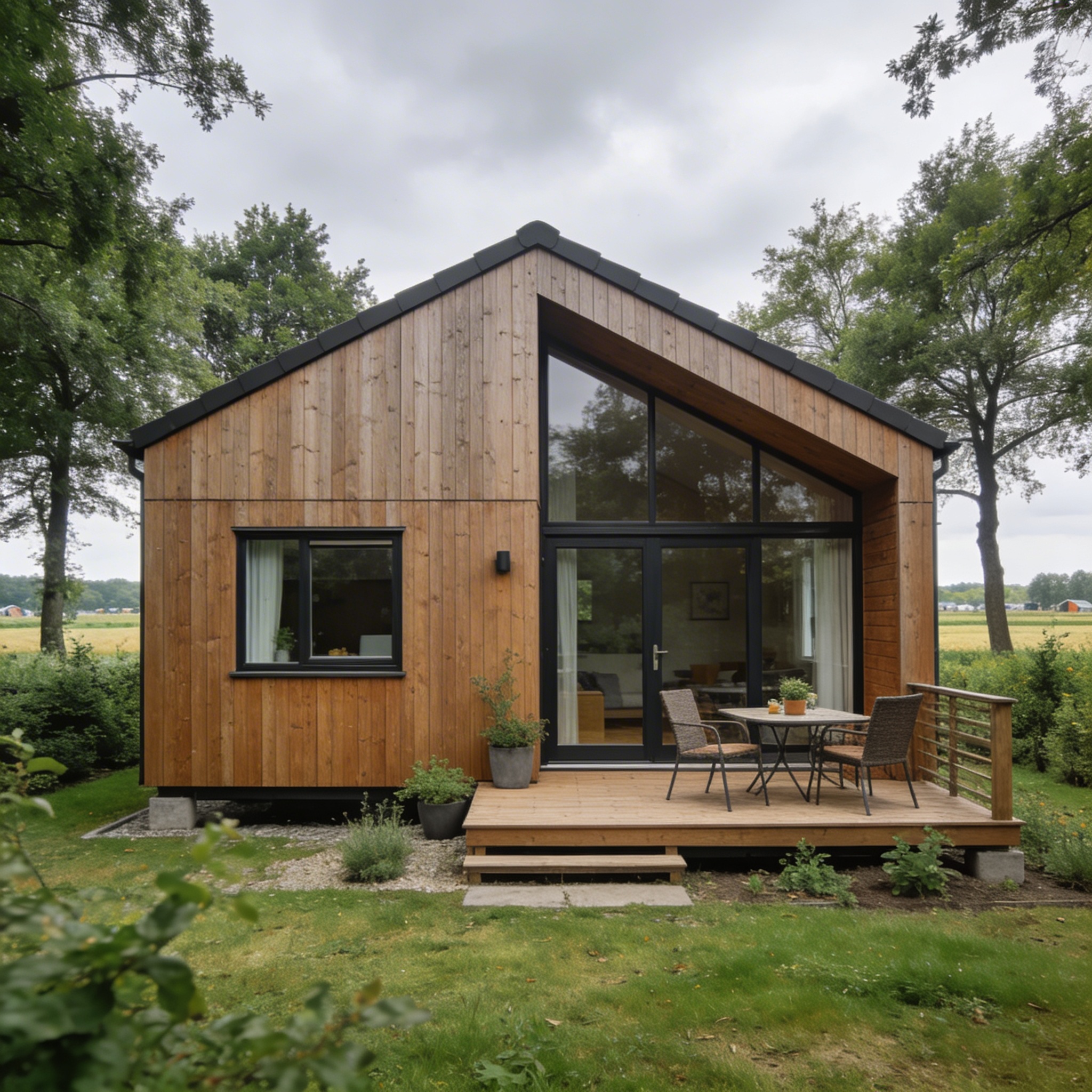 Modern chalet op recreatiepark als vastgoedinvestering — Golden Bricks