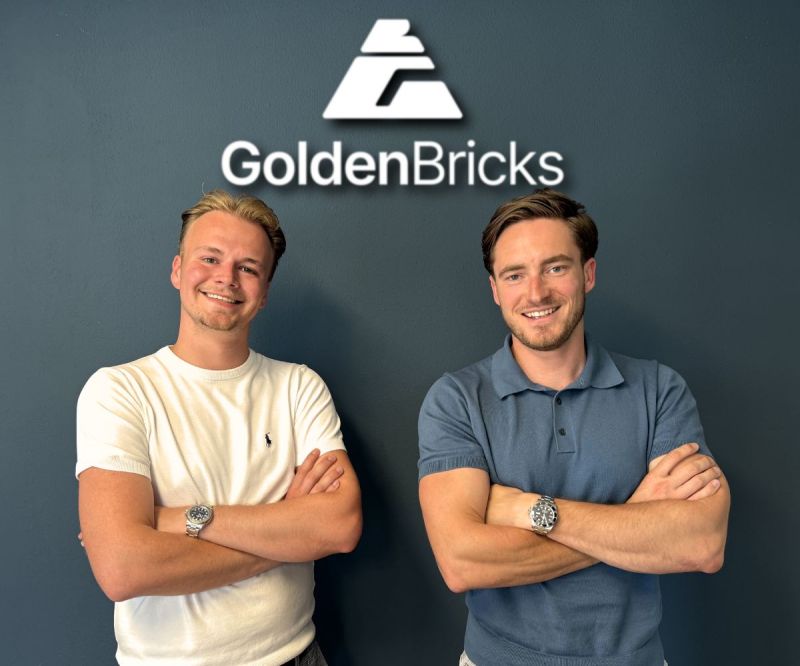 Ruben van der Kraan en Willem van de Griend, oprichters van Golden Bricks