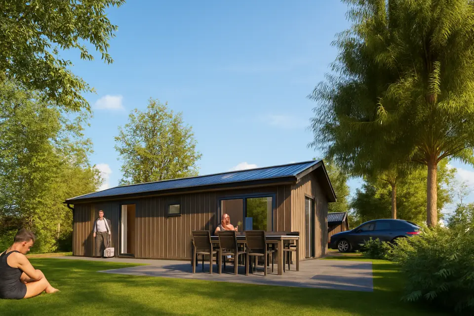 Dijklodge 4 personen - De Lithse Hof