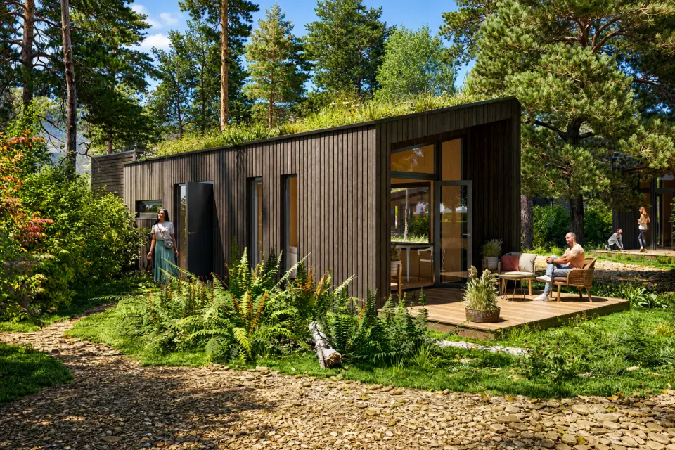 Eco Lodge 2 persoons - De Bergvennen
