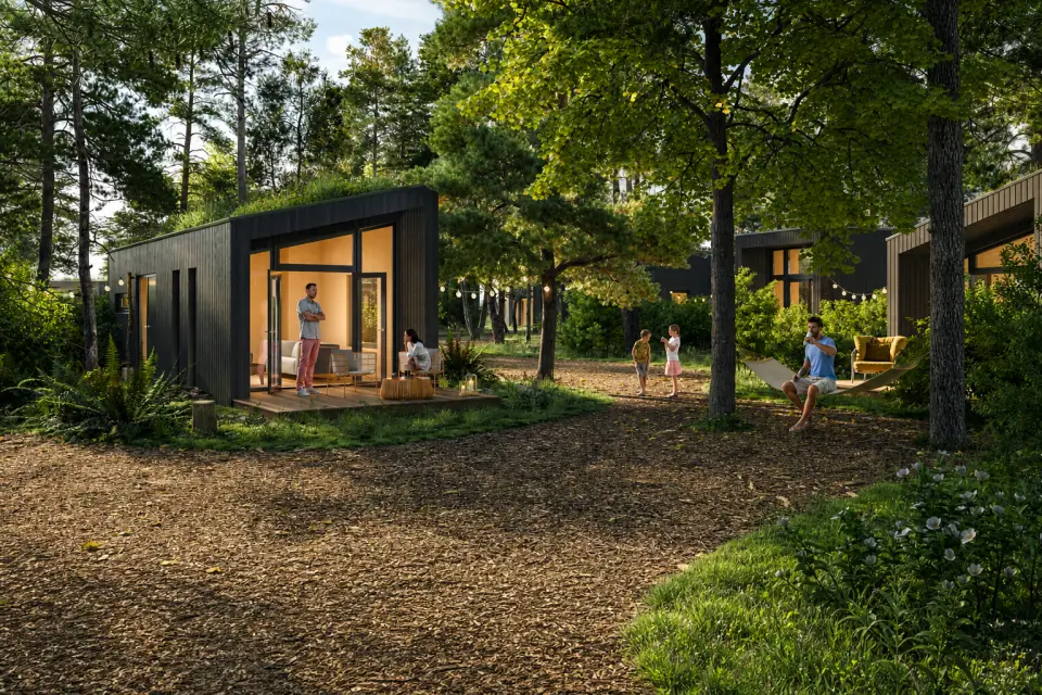 Eco Lodge 4 persoons - De Bergvennen