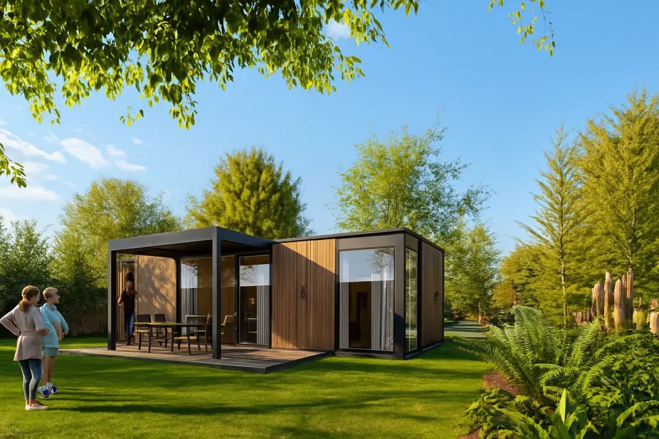 Maaslodge 4 personen - De Lithse Hof