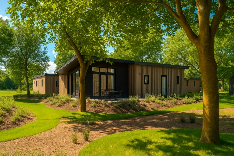 Zandlodge 4 personen - De Lithse Hof