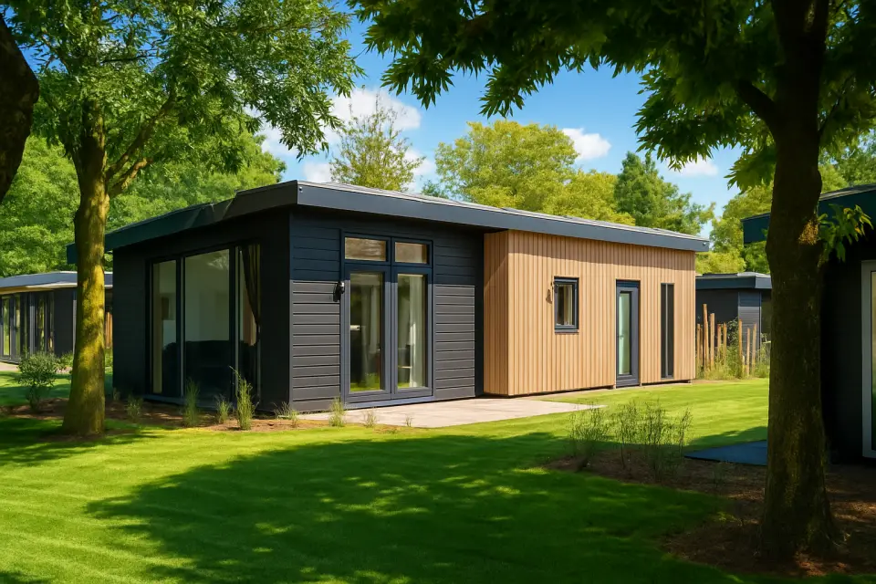 Zandlodge 6 personen - De Lithse Hof